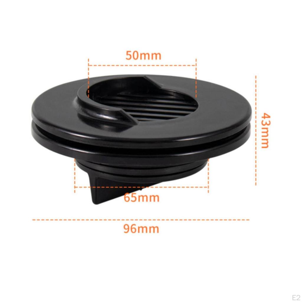 Baitwell Plug Reliable Seal Boat Drain LowProfile for Anglers, Livewells, Boats, Yachts White