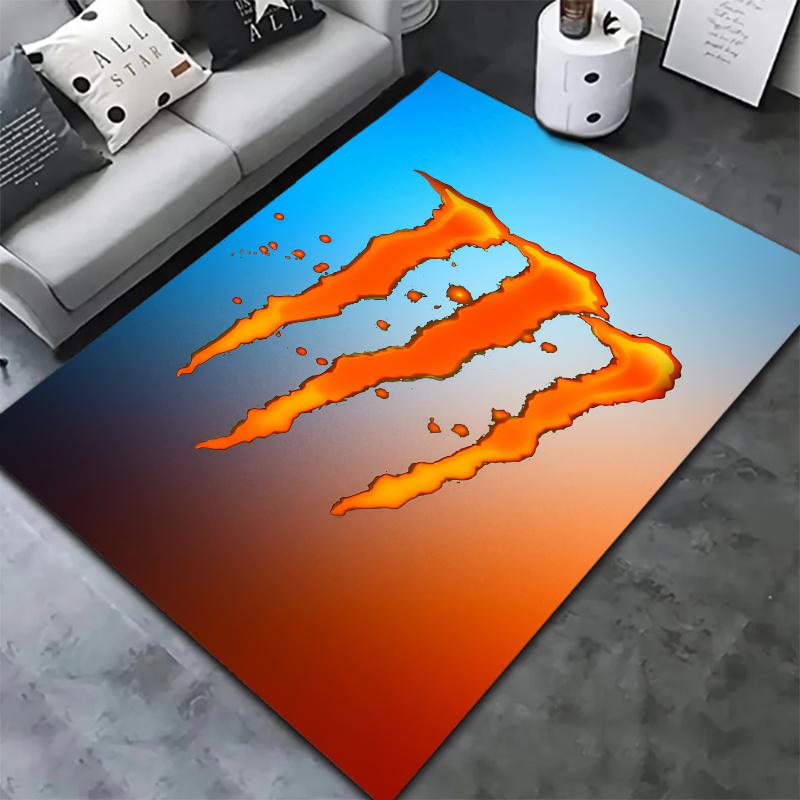 Monster Energy Carpet Rug for Living Room Bedroom Home Sofa Decoration,Kids play Nonslip Floor Mat
