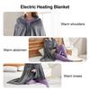 Coral Velvet USB Heating Shawl 8 Heated Areas Electric Blanket Heating Blanket  Bed Warming