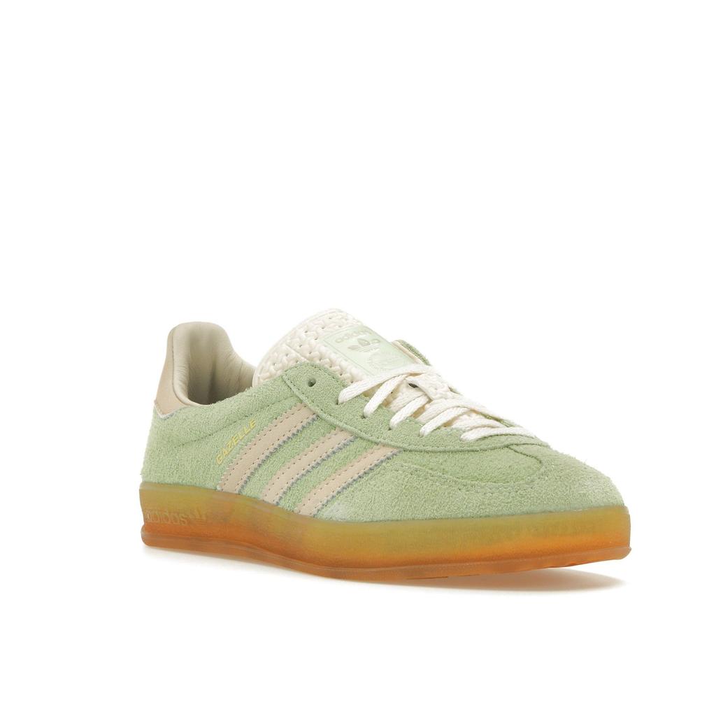 Adidas Gazelle Indoor Green Spark Women Sneakers Semi-Green-Spark Almost-Yellow Cream-White IE2948