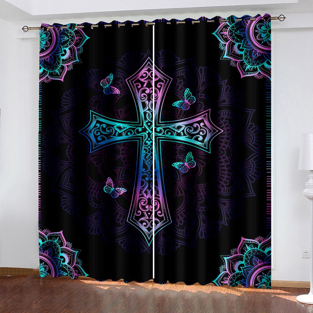 Room Darkening Window Curtain Thermal Blackout Curtain for Bedroom Living Room Darkening Drapes  Cortinas Para La Sala