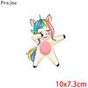 Cartoon Cat/Unicorn Patch Iron On Transfer For Clothing Cute Animal Thermal Transfer For Clothes Thermo Sticker On Clothes Decor