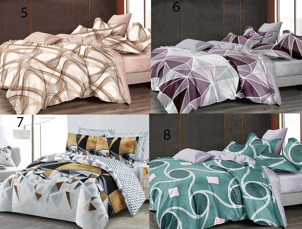 Warm Flannel Bedding 200x220 + Pillowcases Polish Geometric Patterns