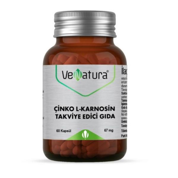 

Venatura Zinc L-Carnosine 60 Capsules Supplementary Food