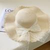French straw hat women's new summer new breathable lace sunscreen hat seaside beach hat sun hat