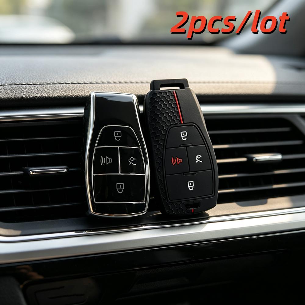 S/Lot Car Key Case Covers Baic Beijing Bj30 Bj40 Bj80 Bj90 U7 X7 Senova X25 X35 X55 X65 Ex5 Eu5, Car Key Protective Case