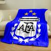 A white shield with "AFA" text, laurel wreath, and three gold stars above. for all seasons blanket lunch break throw gift