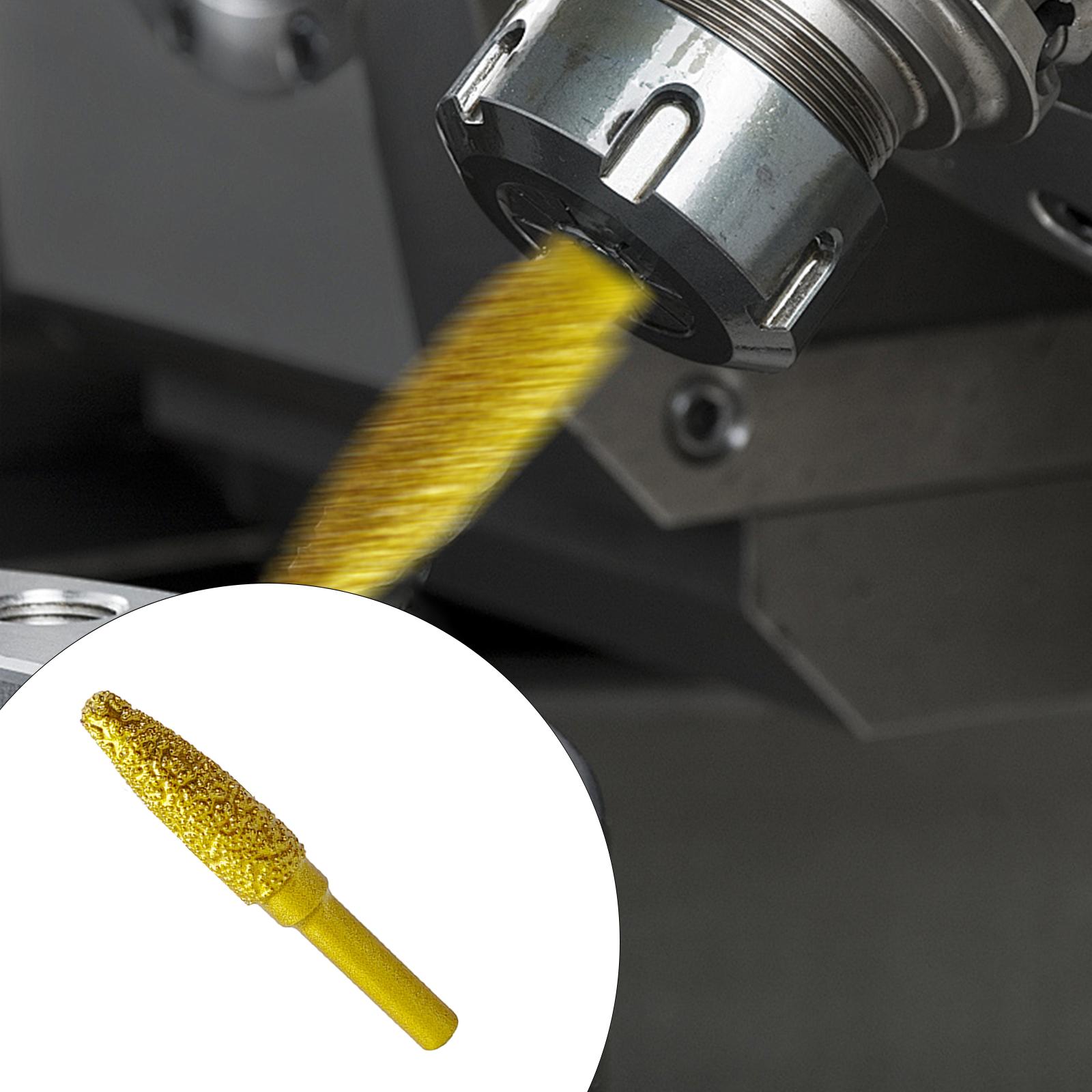 

Алмазная шлифовальная головка бор фреза сверло шлифовальный аксессуар шлифовальный наконечник хвостовик 6 мм для полировки DIY ремесло резьба по камню металл