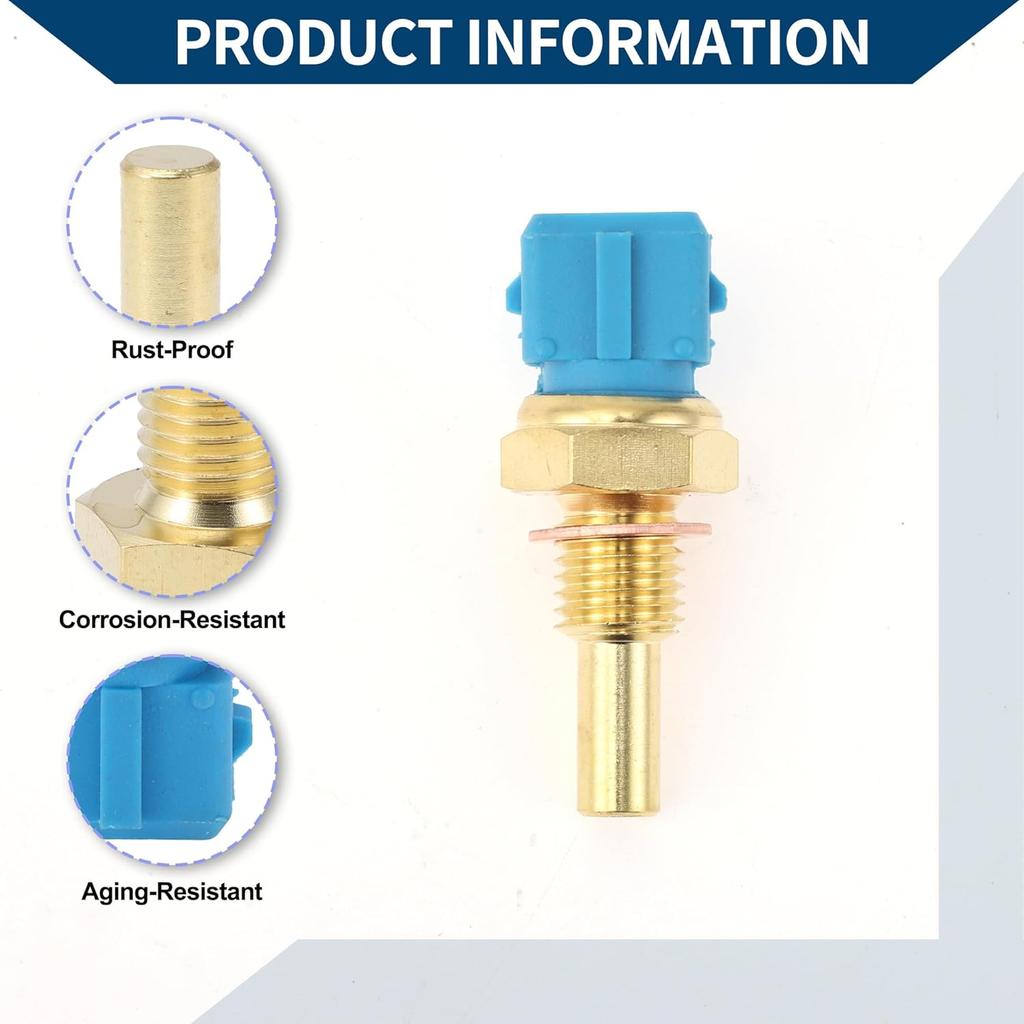 Engine Coolant Temperature Sensor No.13621284397 Water Temperature Sensor for BMW 318i 1.8L L4 - Gas 1984-1985 1 Pc