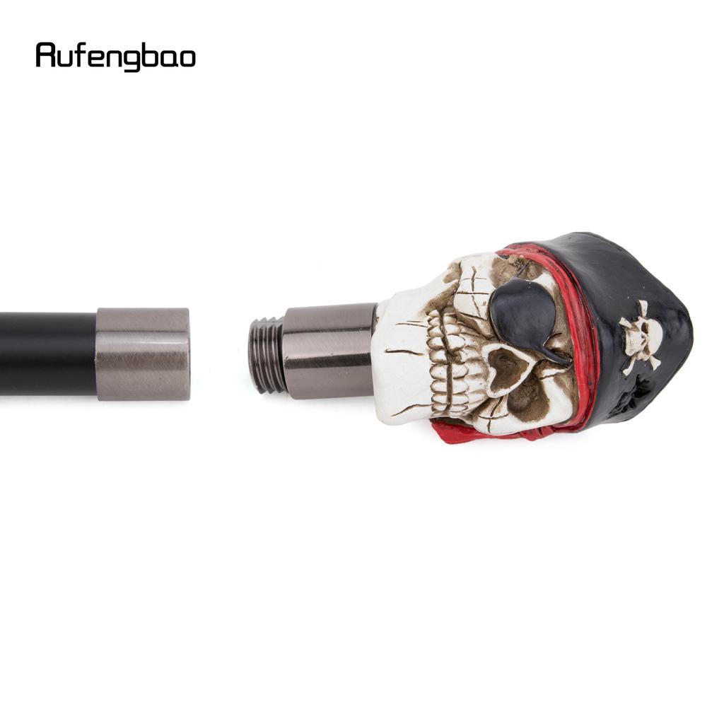 Pink White Resin Skull Head Walking Cane Fashion Decorative Steel Walking Stick Gentleman Elegant Cosplay Cane Knob Crosier 94cm