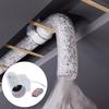 Inline Kanalfläkt Ventilation Utsug Förstärkare Fläkt Filter Kanal Kit 12W Utsugsfläkt För Hushåll Utomhus