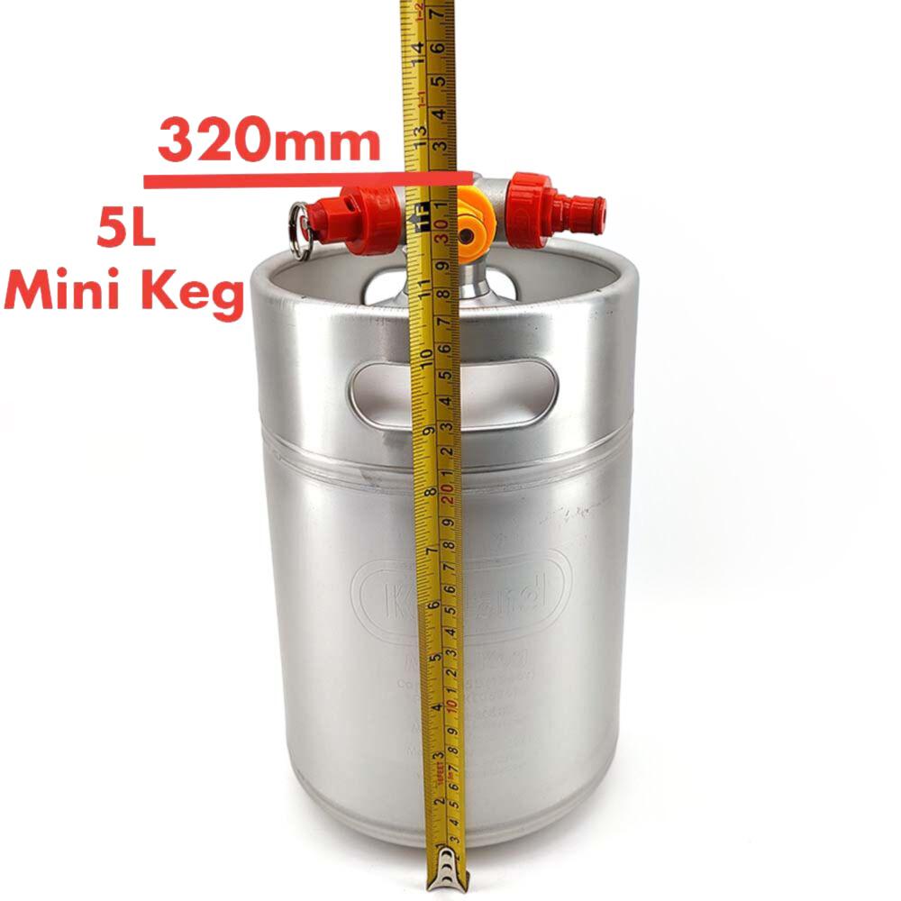 KegLand Mini Keg Low Profile Ball Lock Tapping Head Kit Homebrew