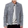 American retro PU leather jacket stand-up collar slim European and American tough guy motorcycle punk leather jacket