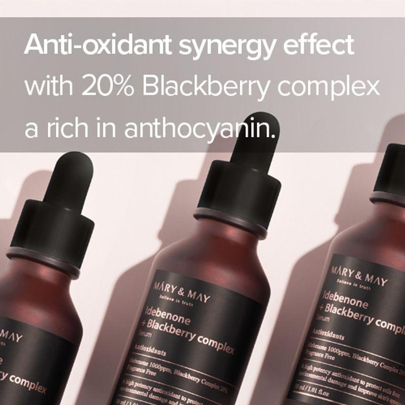 [Mary&May] Idebenone + Blackberry Complex Serum 30ml