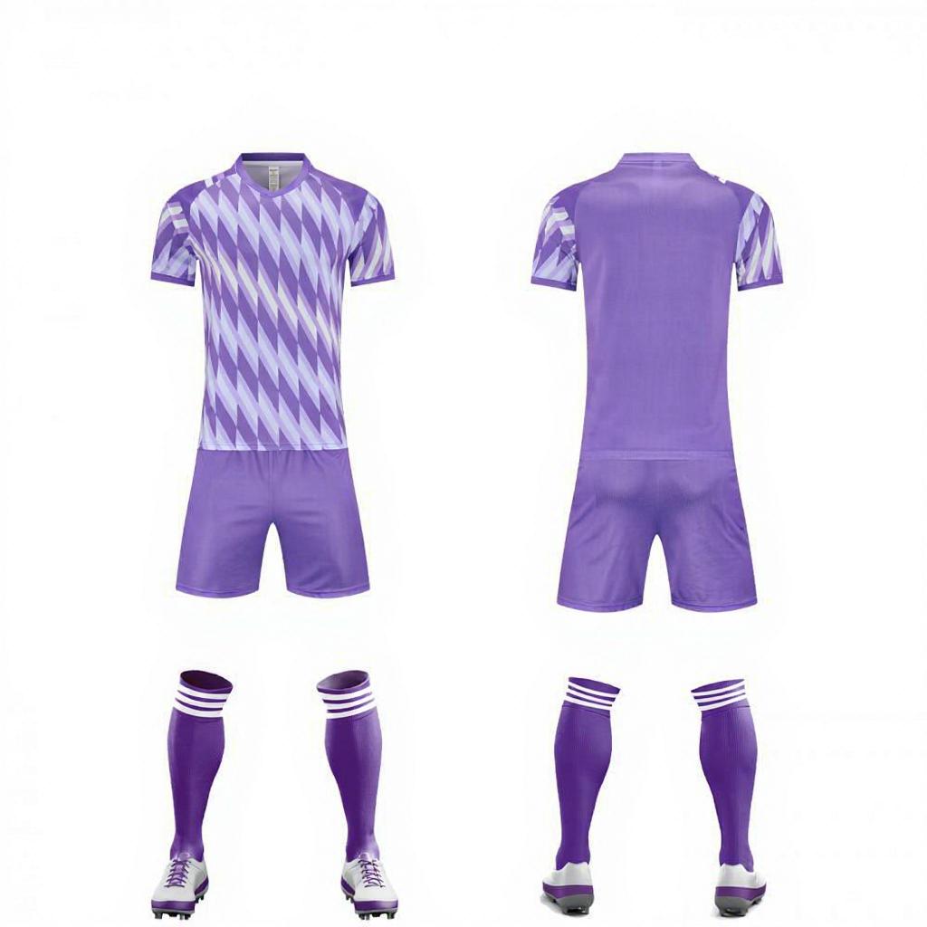 Football Uniform Set, Student Short Sleeve Jersey, Adult Training & Competition Kit