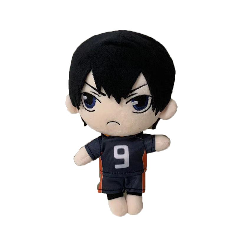 Bambola di Peluche Haikyuu da 20CM Anime Pallavolo Morbida Bambola Ripiena Haikyuu! Hinata Shoyo Tobio Kageyama Cuscino Peluche Giocattolo per Bambini