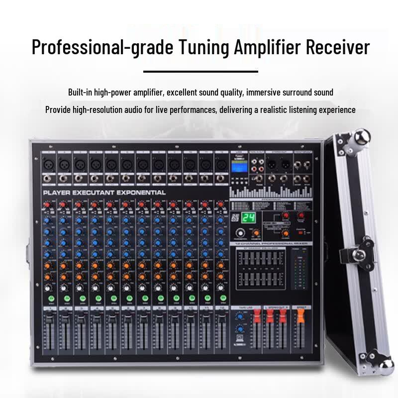 HuiDu EMP-12P 12-Channel Professional Powered Mixer (CN Version)