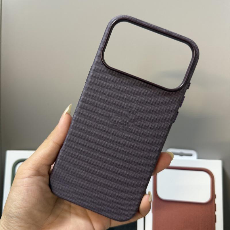 Originální Business Prémiové Kožené Magnetické Bezdrátové Nabíjení Kryt na Telefon Pro IPhone 17Air Pro Max Nárazuvzdorný Ochranný Kryt