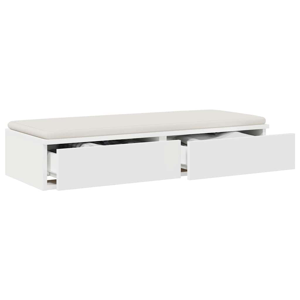 Bed Drawers White 100 x 36.5 x 16.5 cm Particleboard