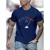 Vintage VU Meter Print Men T Shirts Streetwear Summer Clothes Oversized Tshirts Clothes Loose T Shirt Short Sleeve Men Clothing