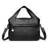 Vintage Shoulder Bag PU Crossbody Bag Large Capacity Women's Multi-Layer Handbag
