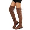Autumn new large size Roman retro style over the knee lace-up European and American style boots