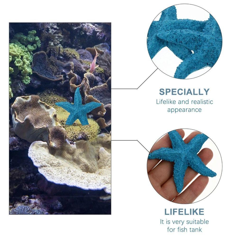 Cute Starfish Ornaments Resin Sea Stars Decoration Simulation Starfish  Wedding