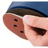 10pcs 5" Flocking Sandpaper - 8-Hole Polishing Red Sanding Discs/Pads (Sheets)