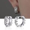 Vintage Simple Small Hoop Earrings Stainless Steel Hypoallergenic Earrings for Men Women Cool Indian Boho Jewelry
