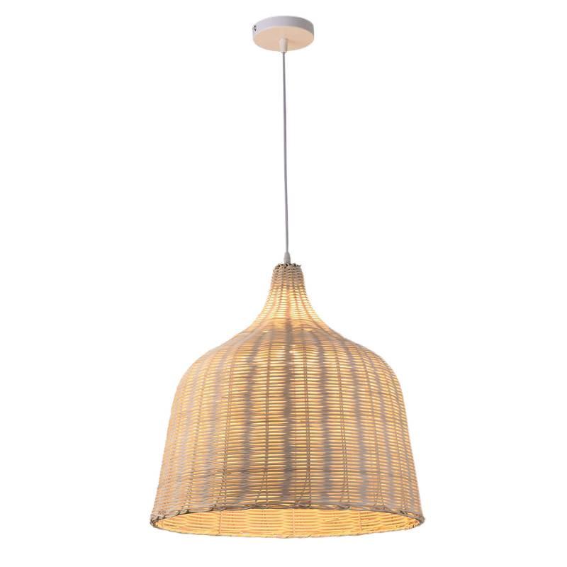 Creative Bamboo & Rattan Pendant Light for Bedroom, Japanese Restaurant, or Teahouse