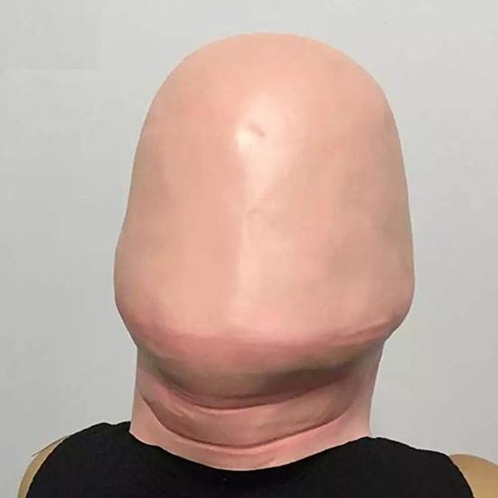 Lustige Latex Kopfmaske Halloween Streich Witz 3D Penis Schwanz Party Cosplay Kostüm