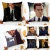 D-David Fisher Cushion Cover Washable Linen Pillowcase Soft For Sofa Bed Cozy Home Room Decor
