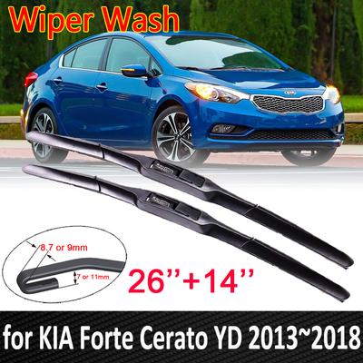 Car Wiper for KIA Forte Cerato YD 2013~2018 K3 2014 2015 2016 2017 Front Windscreen Windshield Wipers Blades Car