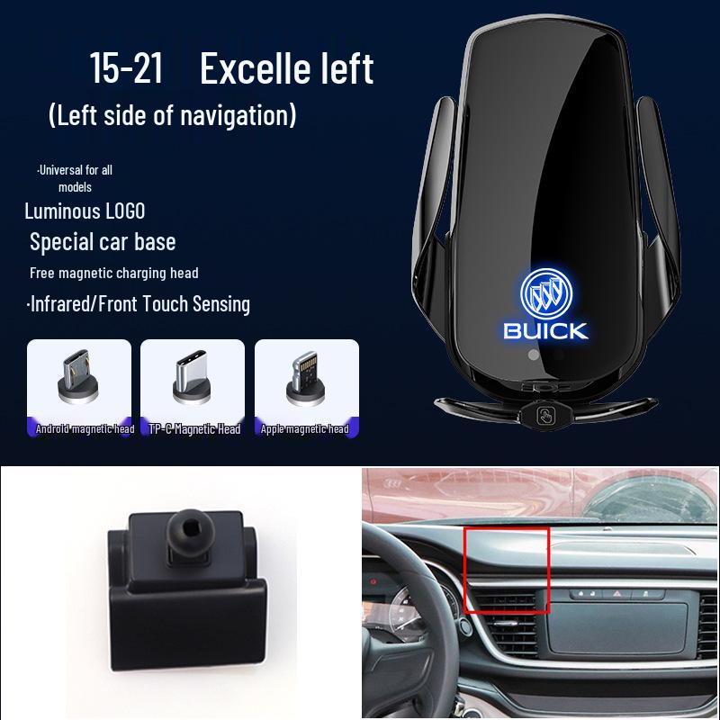 Magnetyczny Bezprzewodowy Szybki Ładowarka Uchwyt na Telefon Samochodowy do Buick GL8/Excelle/Regal/Verano/Envision