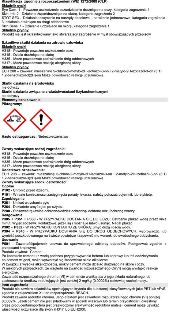 Jurga Izomass 2K Zaprawa Uszczelniająca 10Kg