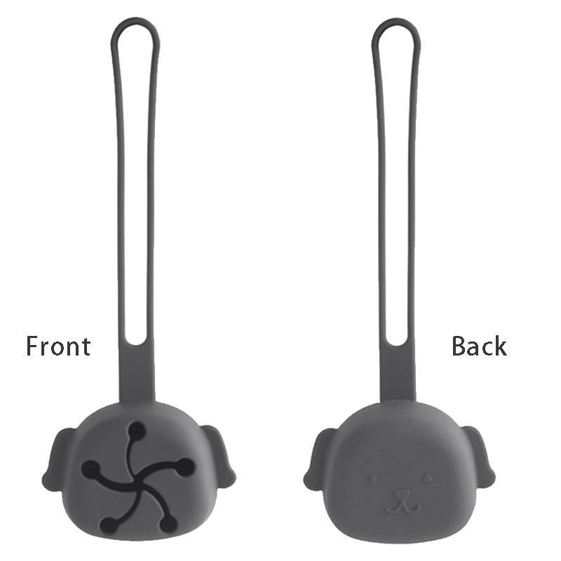 Silicone Nipple Storage Bag For Newborns Food Grade Personalized Kids Pacifier Holder Portable Bear Shape Nipple Case Attachment