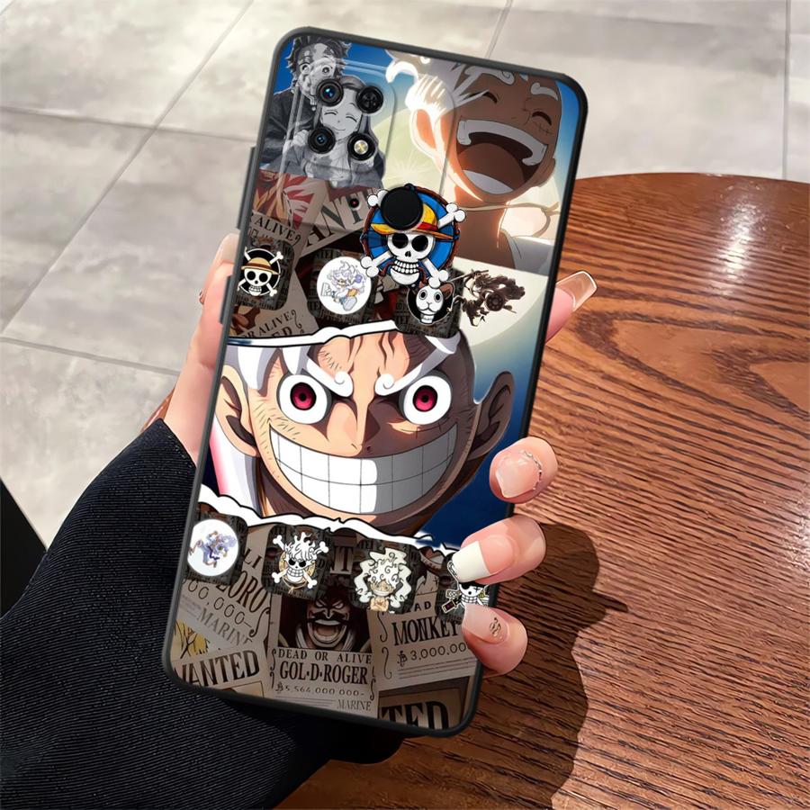 One Piece Sit In Roroonoa Zoro Case for Xiaomi Redmi 9 12C A3 14C K40 K80 Pro A5 13C A1 A2 Plus 10 A4 Black Soft Phone Cover