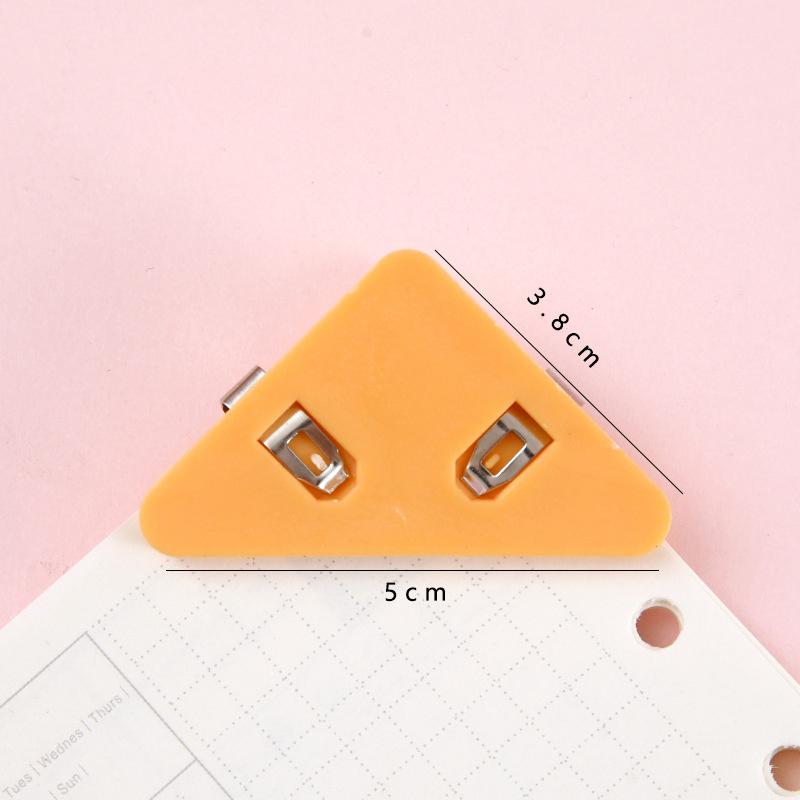 

Треугольные уголки для страниц книг, цветные прозрачные треугольные/канцелярские зажимы для организации бумаг, предотвращающие загибание страниц