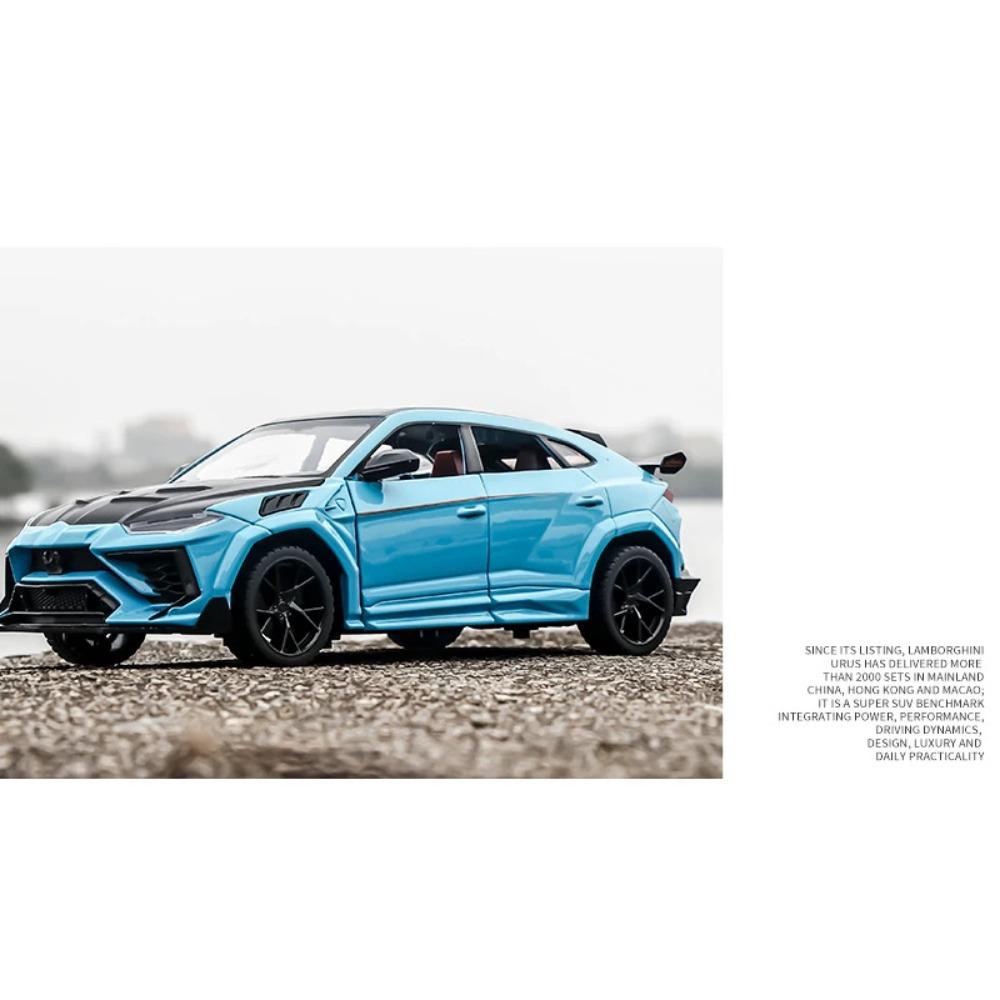 1/24 Lamborghini URUS внедорожник сплав модифицированная модель спортивного автомобиля литой металл внедорожник модель симуляция звук и свет детская игрушка подарок