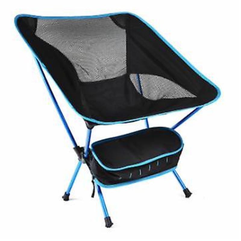 Chaise pliante d'extérieur portable tube en aluminium pêche camping plage