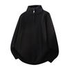 Men's 2025 High-End Wool Half-Zip Sweater - Stand-Up Collar, Solid Color, Autumn/Winter Knit Pullover