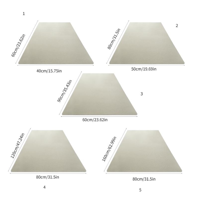 Luxurious Area Rug Soft Pile Area Rug Easy Cleaning Floor Mat for Home Decoration AntiSlip Backing Farmhouses Carpet