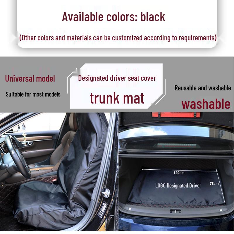 Universal Anti-Fouling Dustproof Car Seat and Trunk Cover for Auto Repair and Delivery