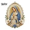 Religious Safety Pin Buckle Sacred Heart of Jesus Brooch, Christian Confirmation with Enamel Finish, Jewelry Gift for Women Men Devotional Keepsake