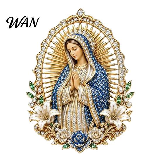 Religious Safety Pin Buckle Sacred Heart of Jesus Brooch, Christian Confirmation with Enamel Finish, Jewelry Gift for Women Men Devotional Keepsake