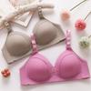 Large Size Full Cup Beautiful Back Adjustable Mother's Underwear Side Anti-sagging No-wire Bra