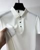 Ice Silk Men's Mesh Polo Shirt - Short-Sleeve, Shirt Collar, Cool Summer Fabric