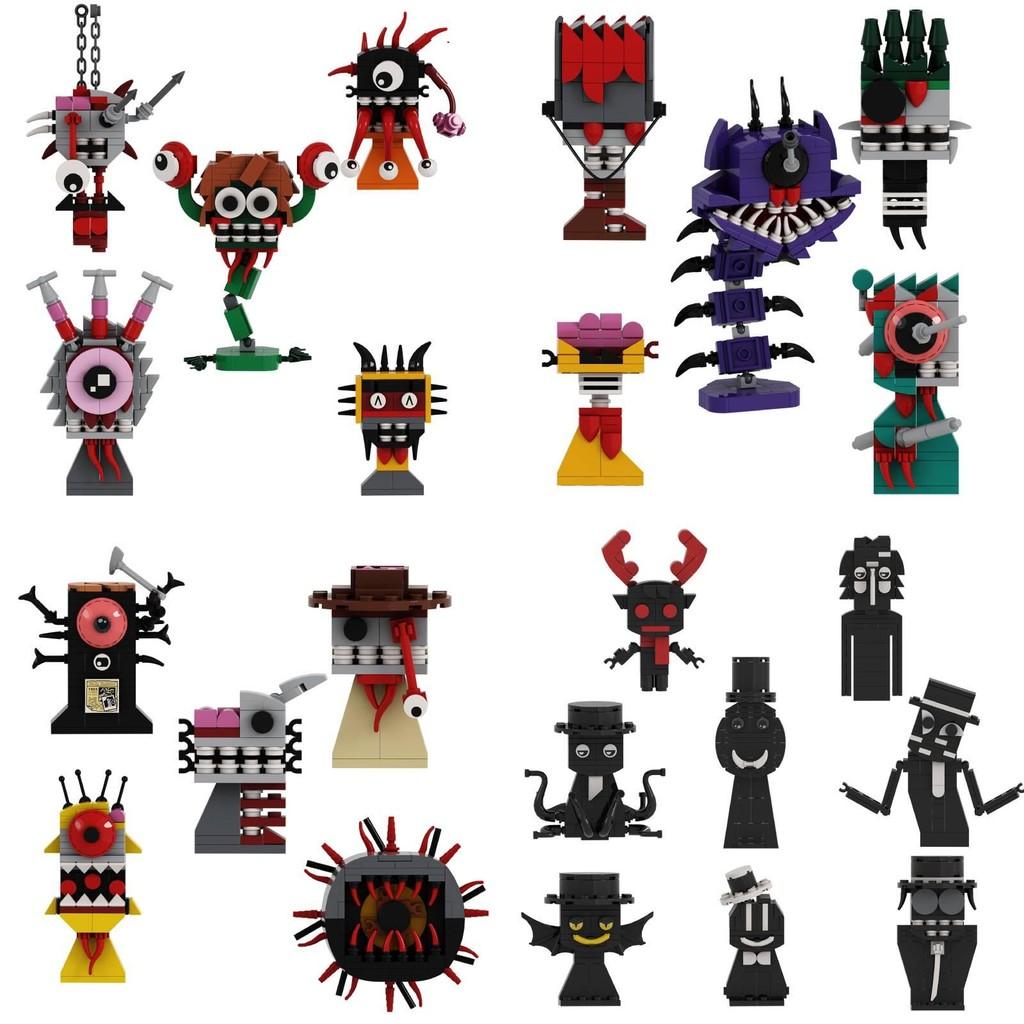 Rhythm Box Monster Building Blocks Set For Kids With Abs Plastic 10-piece Collection