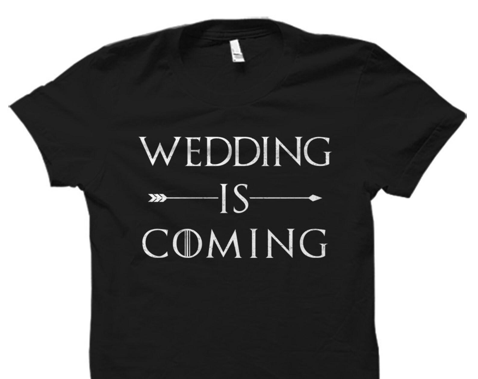 Engaged Shirt. Engagement Gift for Him. Just Engaged. Funny Wedding Shirt. Wedding Gift. Engagement Announcement. Engagement Shirt #OS988 M