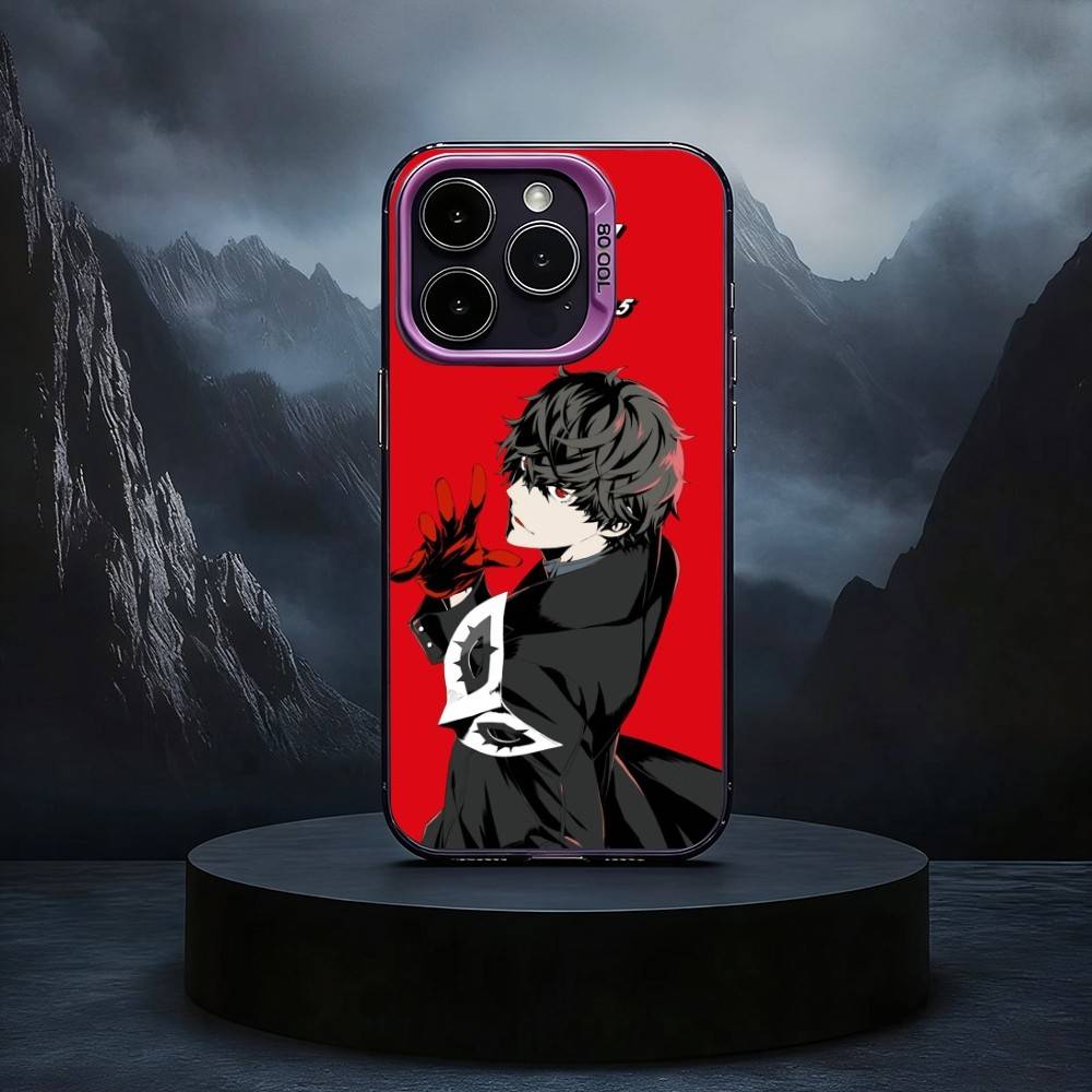 COOL Anime P-Persona 5 Black Candy silver phone case Phone Case For iPhone17,16,15,14,13,12,11 Plus,Pro Max